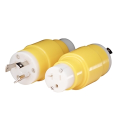 Marinco S20-30 Locking Connector 30A 125V & Locking Plug 20A 125V | Blackburn Marine Dock & Marine Shore Power